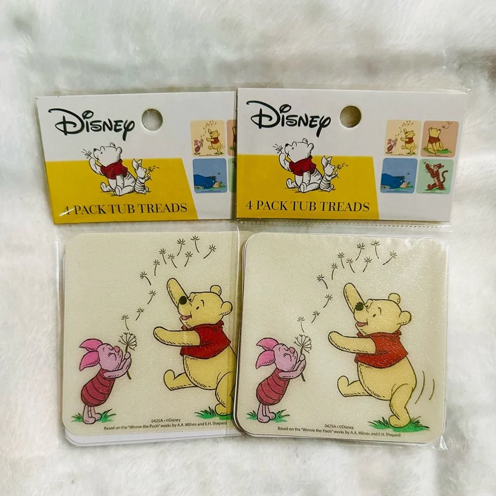New Winnie The Pooh 8pc Tub Treads Set